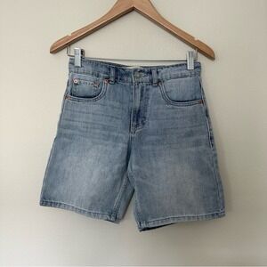 LEVIS 80's Bermuda Boys Size 12 Stay Loose Boys Light Wash Jean Shorts